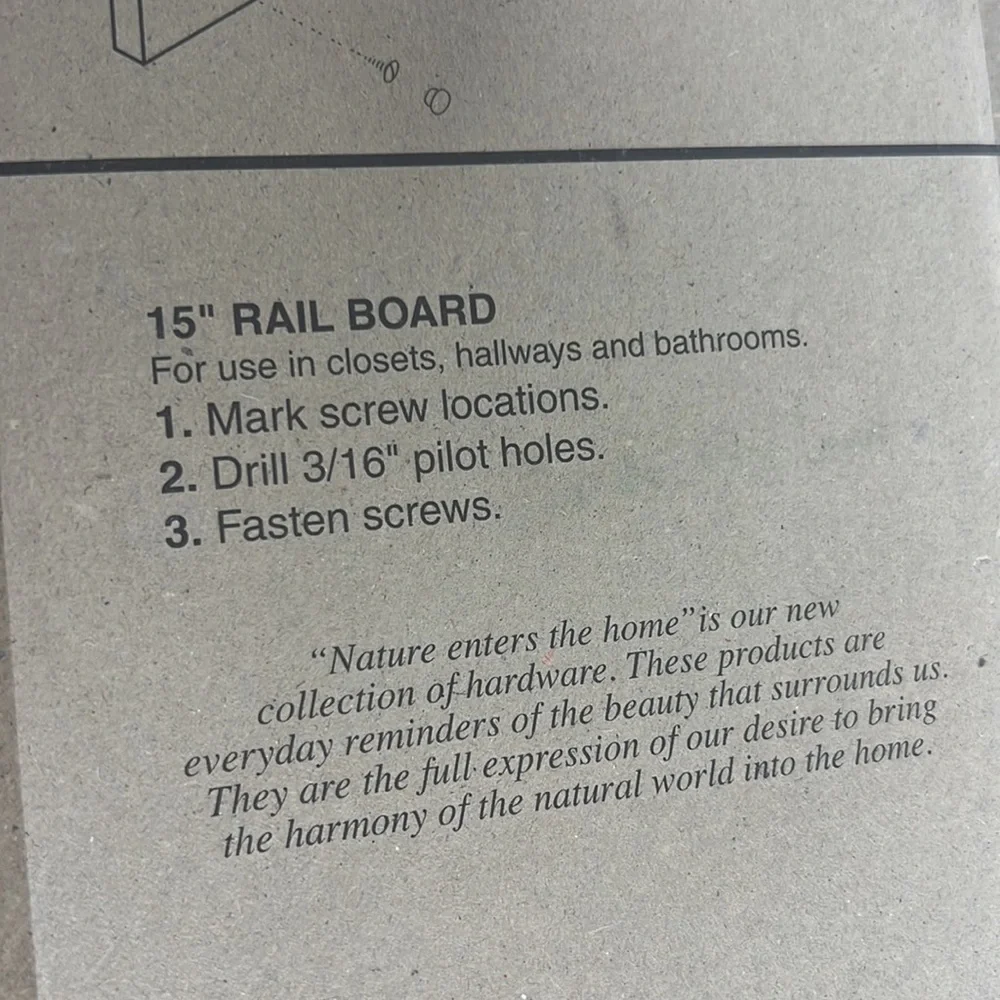 15 inch Rail Board